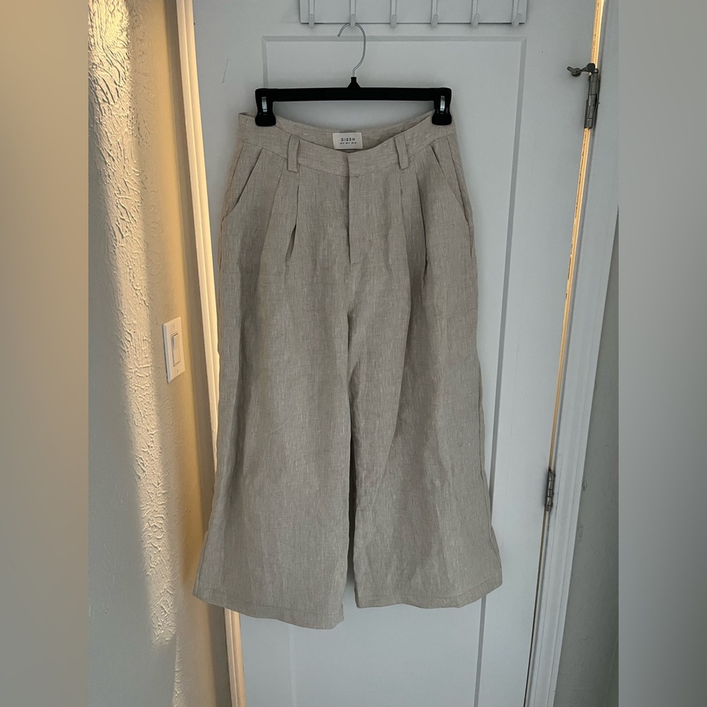 Dissh Wide-Leg Linen Pants